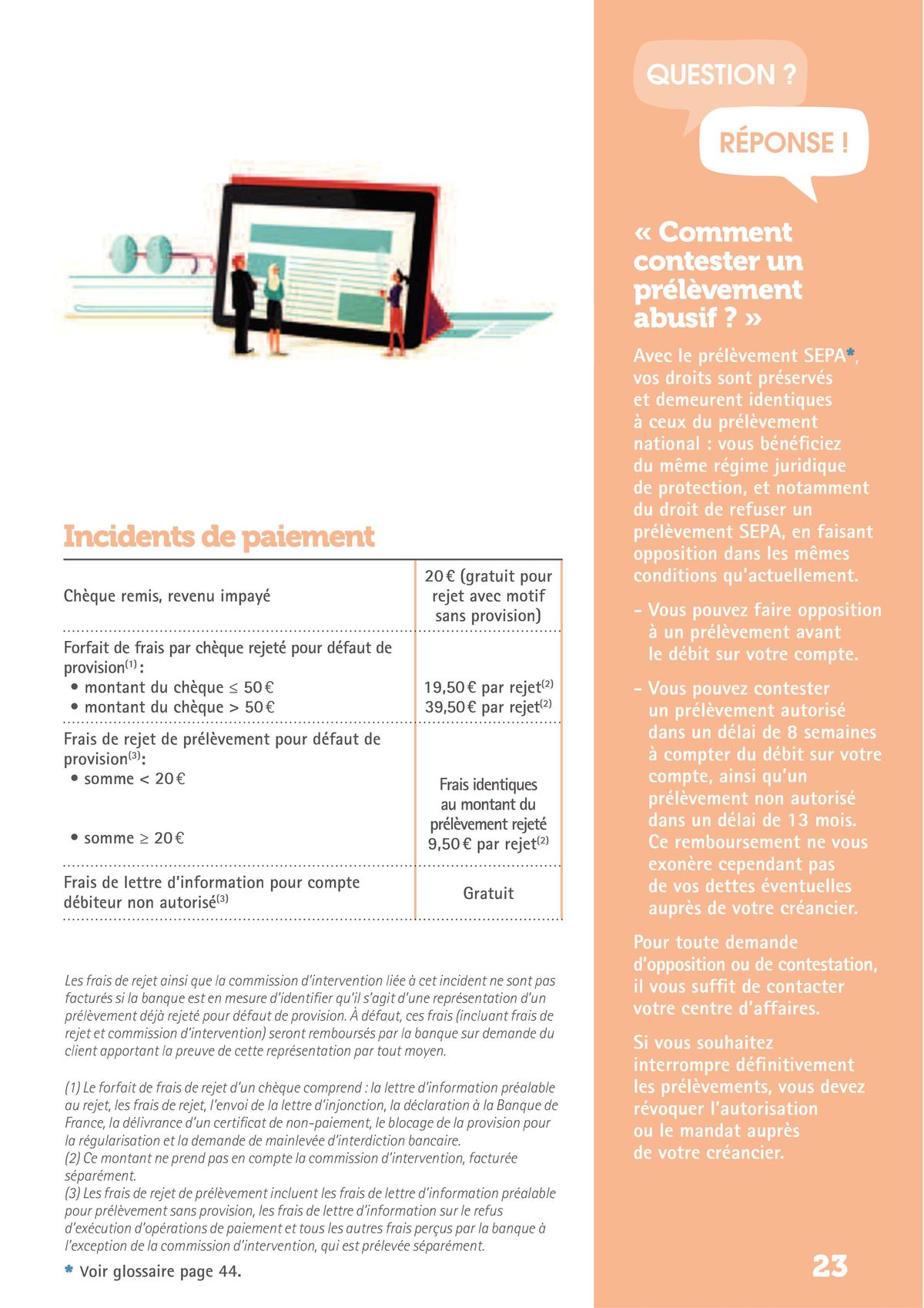 Catalogue Credit Cooperatif Guide tarifs bancaires 2023, page 00023