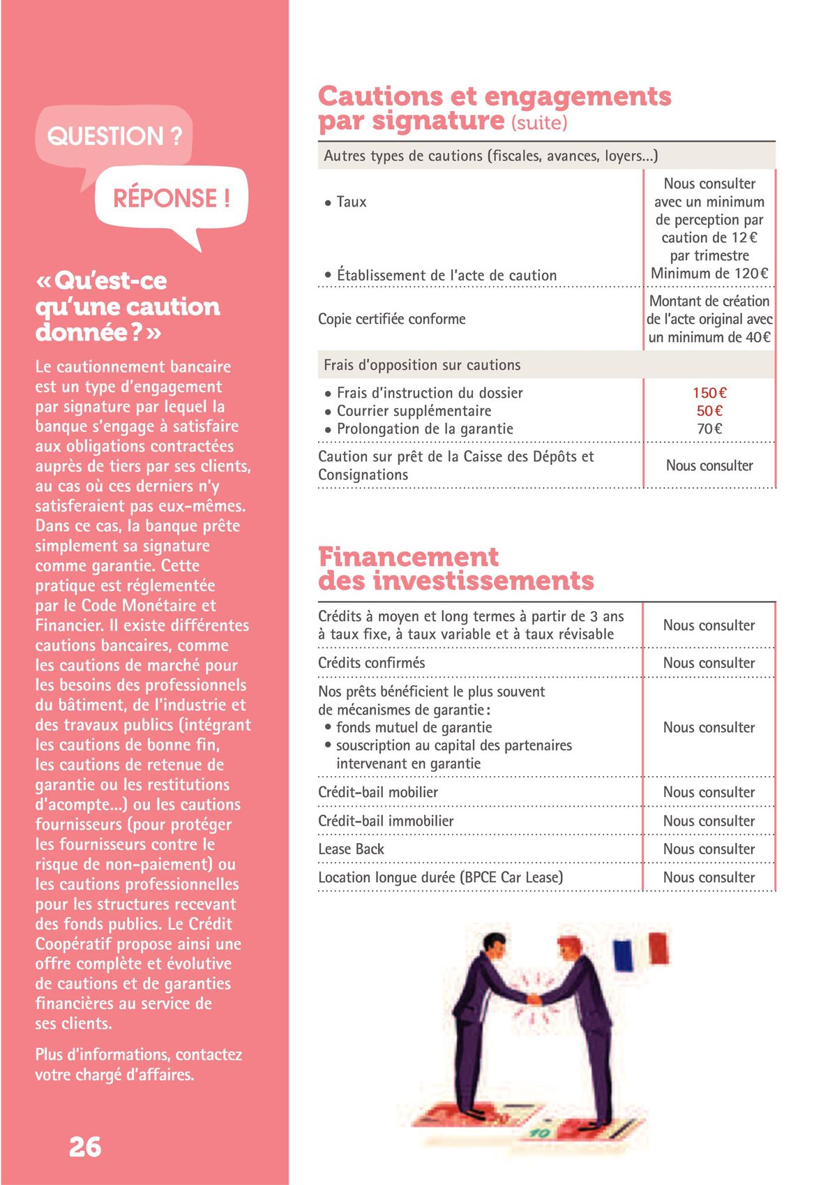 Catalogue Credit Cooperatif Guide tarifs bancaires 2023, page 00026