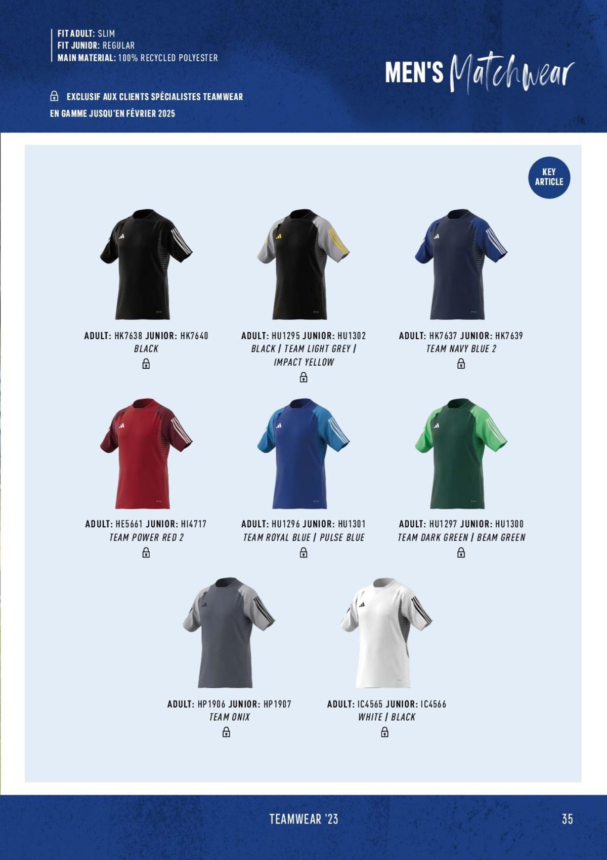 Catalogue Catalogue ADIDAS Teamwear 2023, page 00035