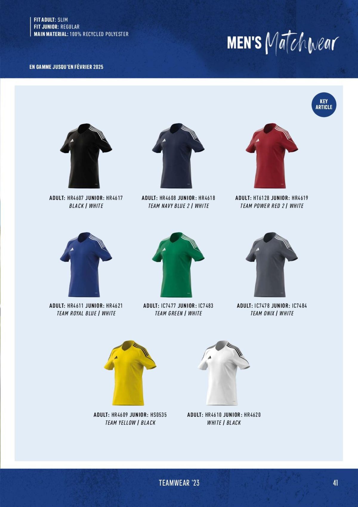 Catalogue Catalogue ADIDAS Teamwear 2023, page 00041
