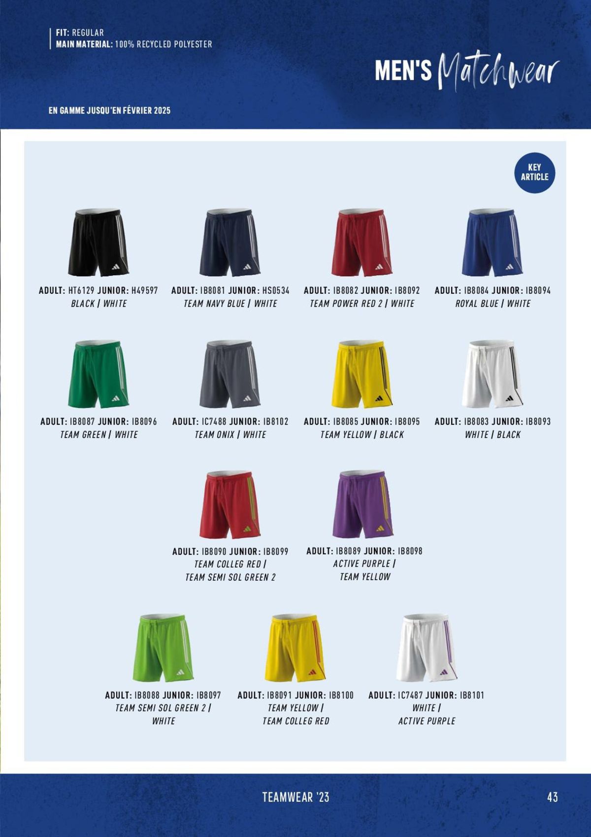 Catalogue Catalogue ADIDAS Teamwear 2023, page 00043