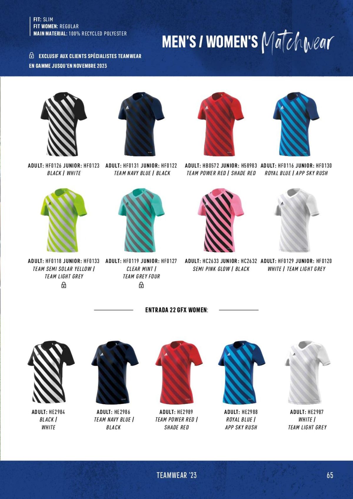 Catalogue Catalogue ADIDAS Teamwear 2023, page 00065