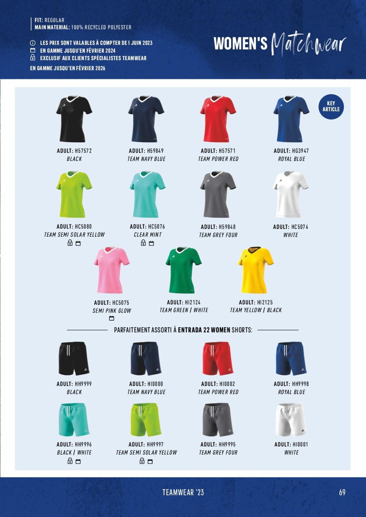 Catalogue Catalogue ADIDAS Teamwear 2023, page 00069