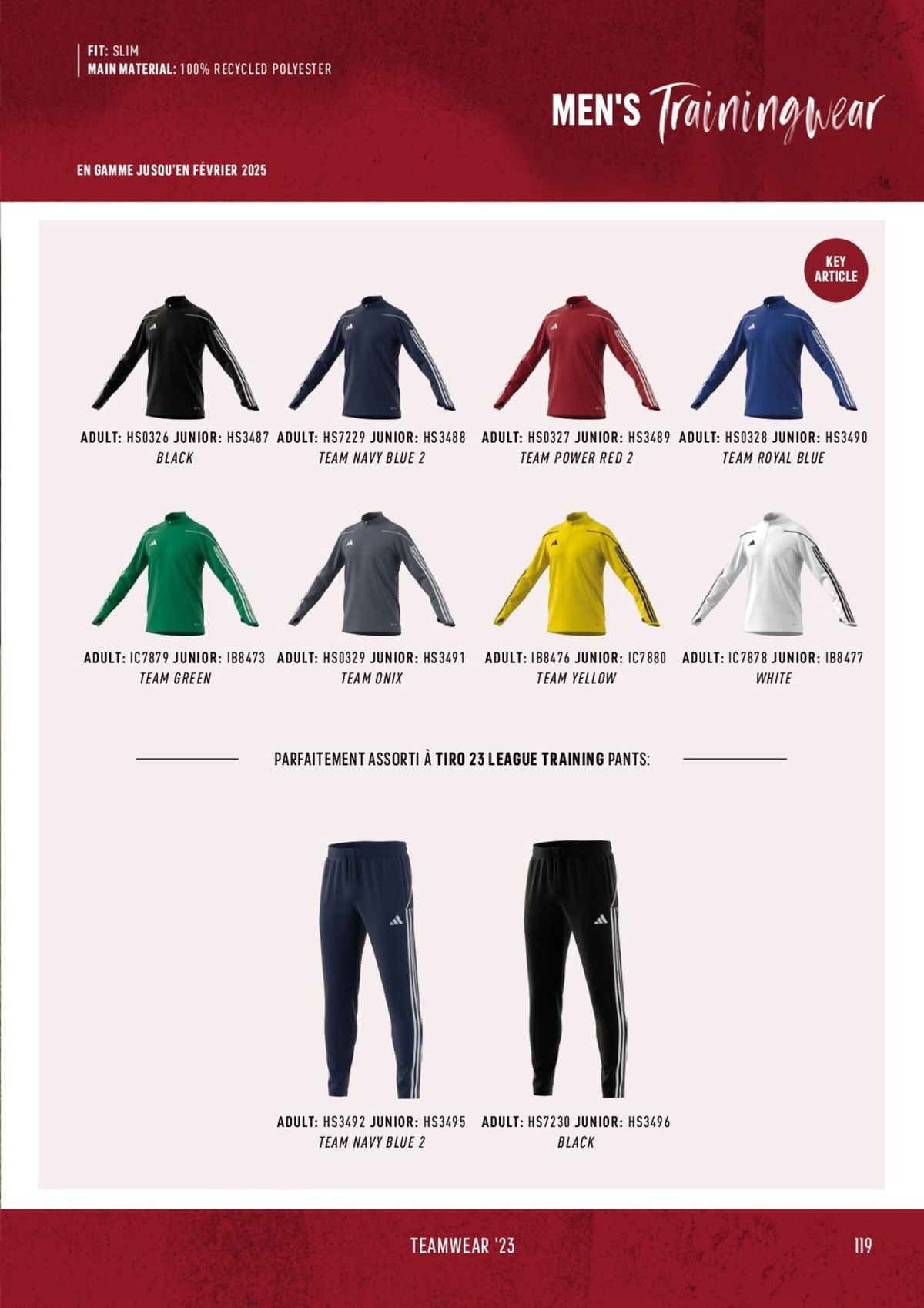 Catalogue Catalogue ADIDAS Teamwear 2023, page 00119