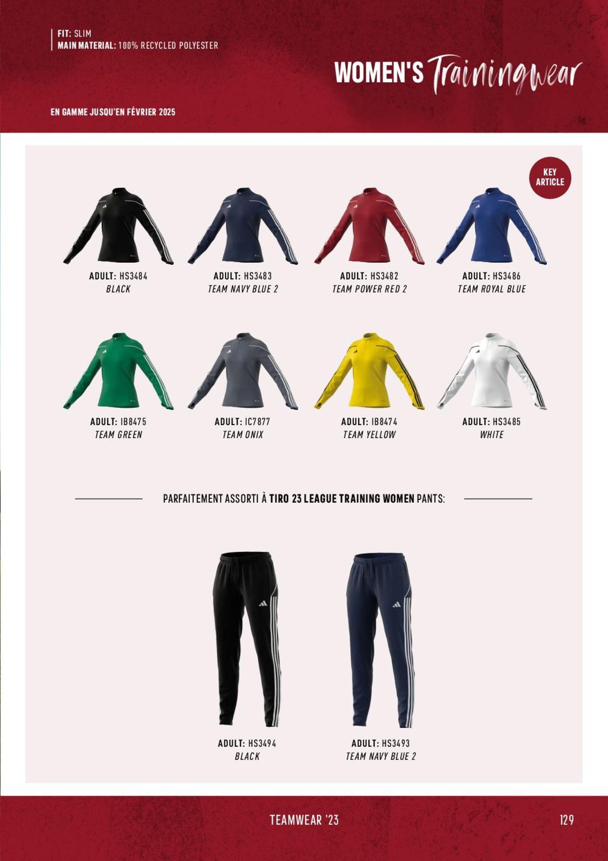 Catalogue Catalogue ADIDAS Teamwear 2023, page 00129