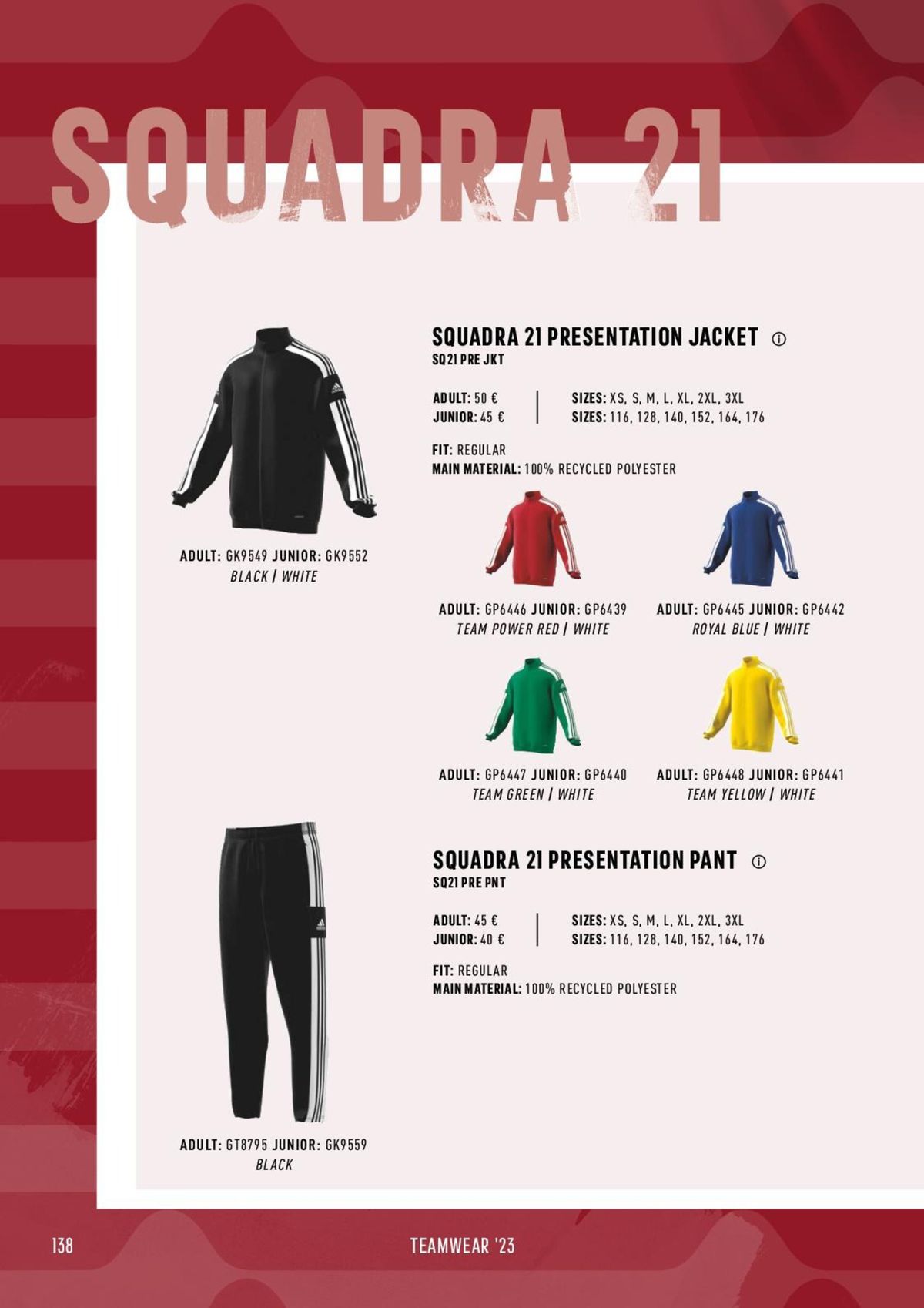 Catalogue Catalogue ADIDAS Teamwear 2023, page 00138