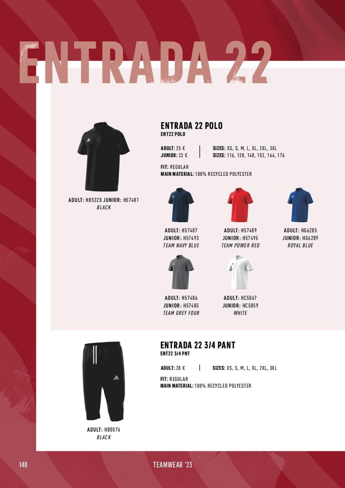 Catalogue Catalogue ADIDAS Teamwear 2023, page 00148