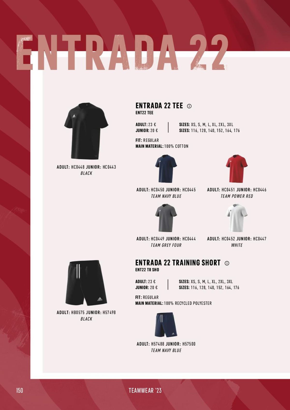 Catalogue Catalogue ADIDAS Teamwear 2023, page 00150