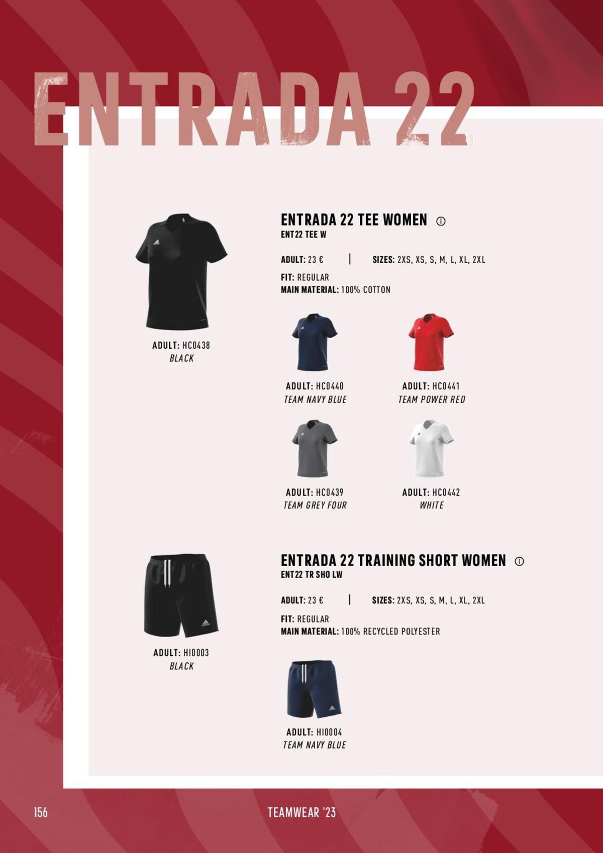 Catalogue Catalogue ADIDAS Teamwear 2023, page 00156