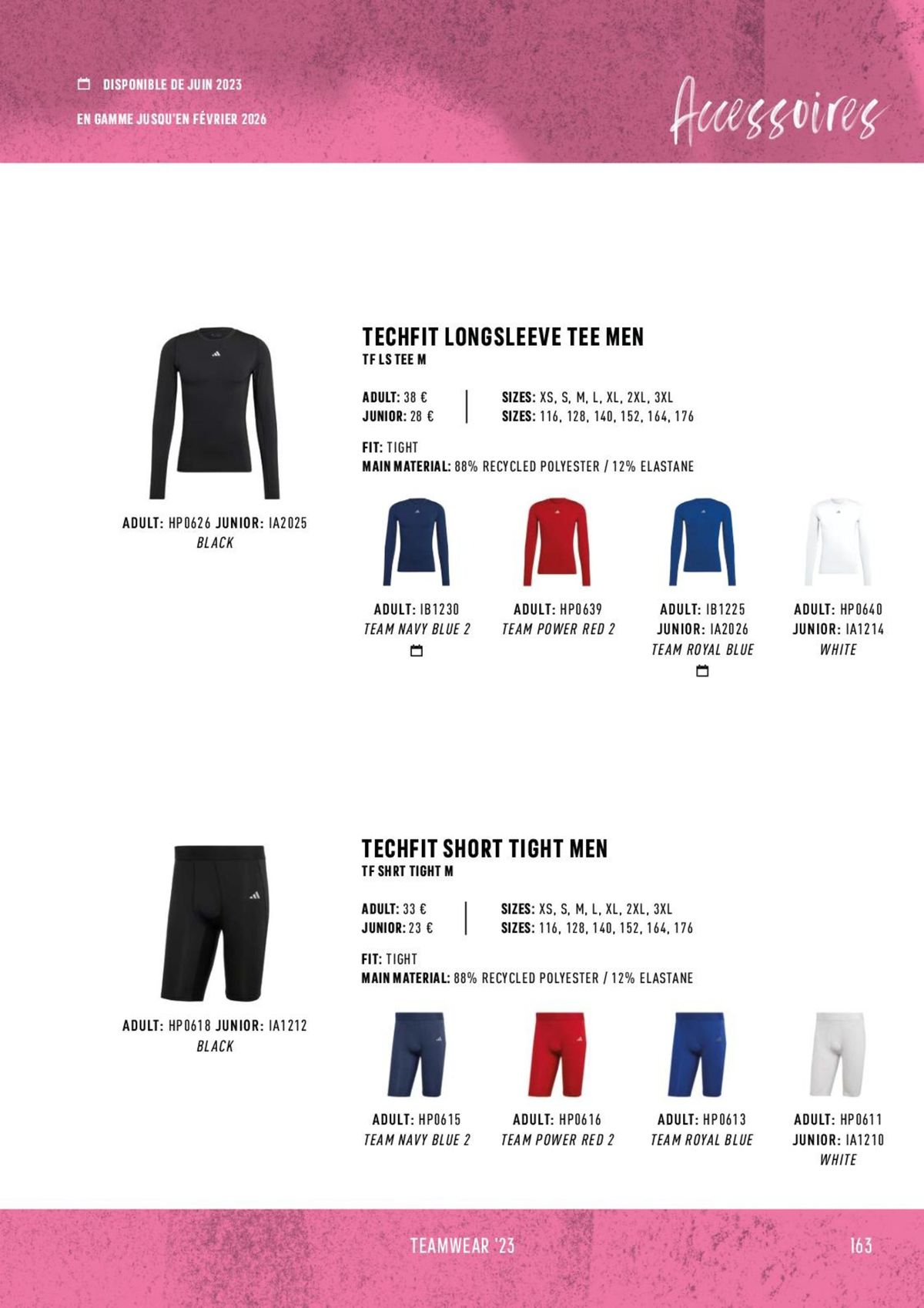 Catalogue Catalogue ADIDAS Teamwear 2023, page 00163