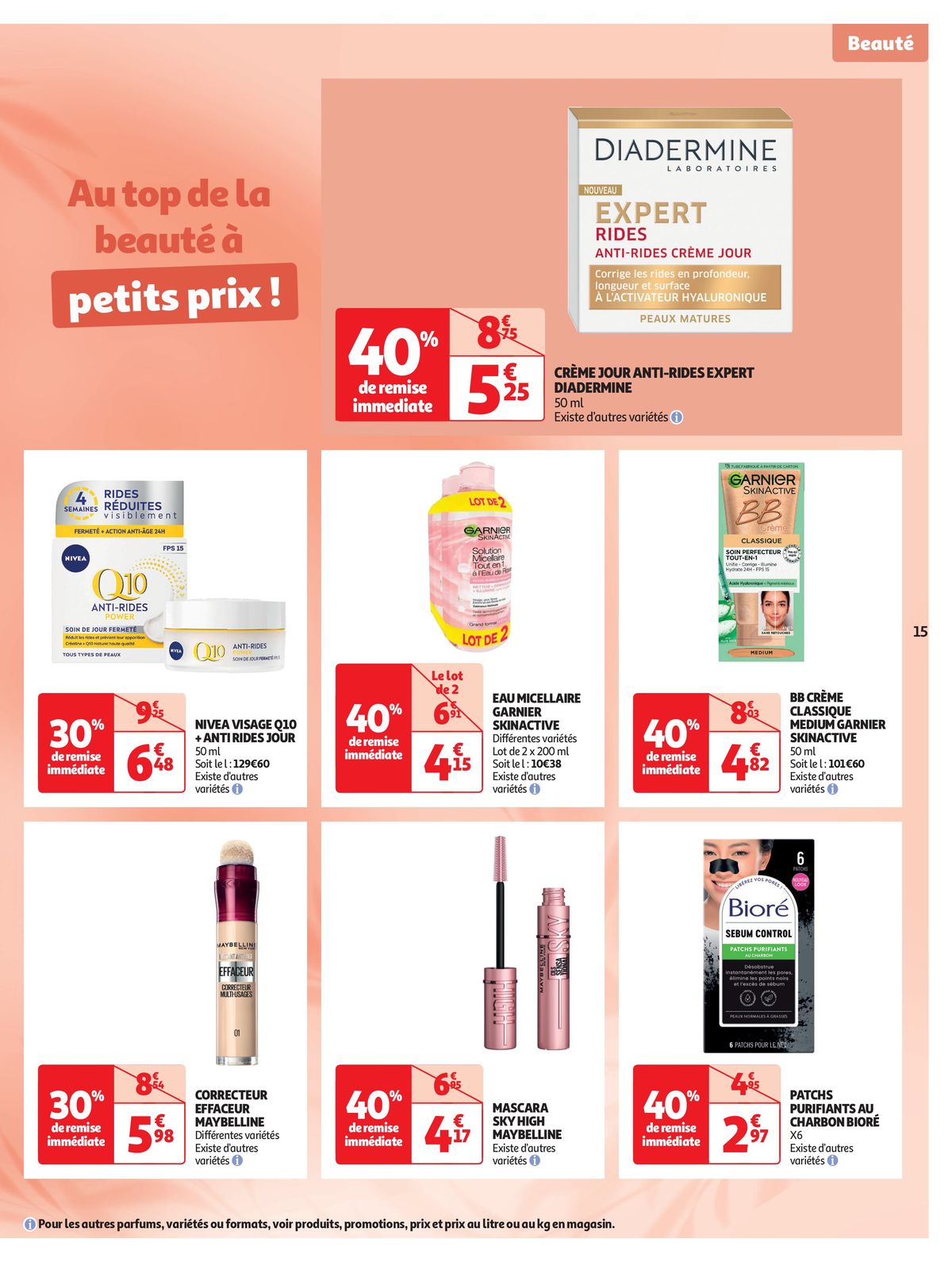 Catalogue La Beauté à petits prix dans votre super !, page 00015