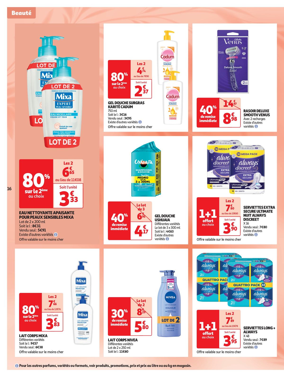 Catalogue La Beauté à petits prix dans votre super !, page 00016