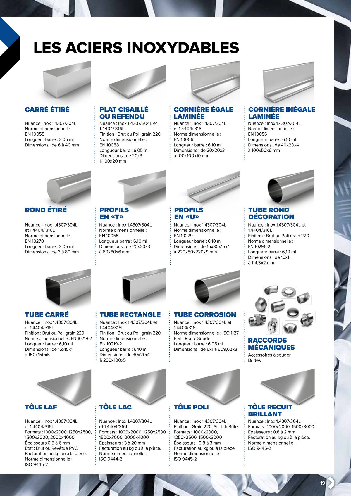 Catalogue L'univers produits metallurgiques, page 00019