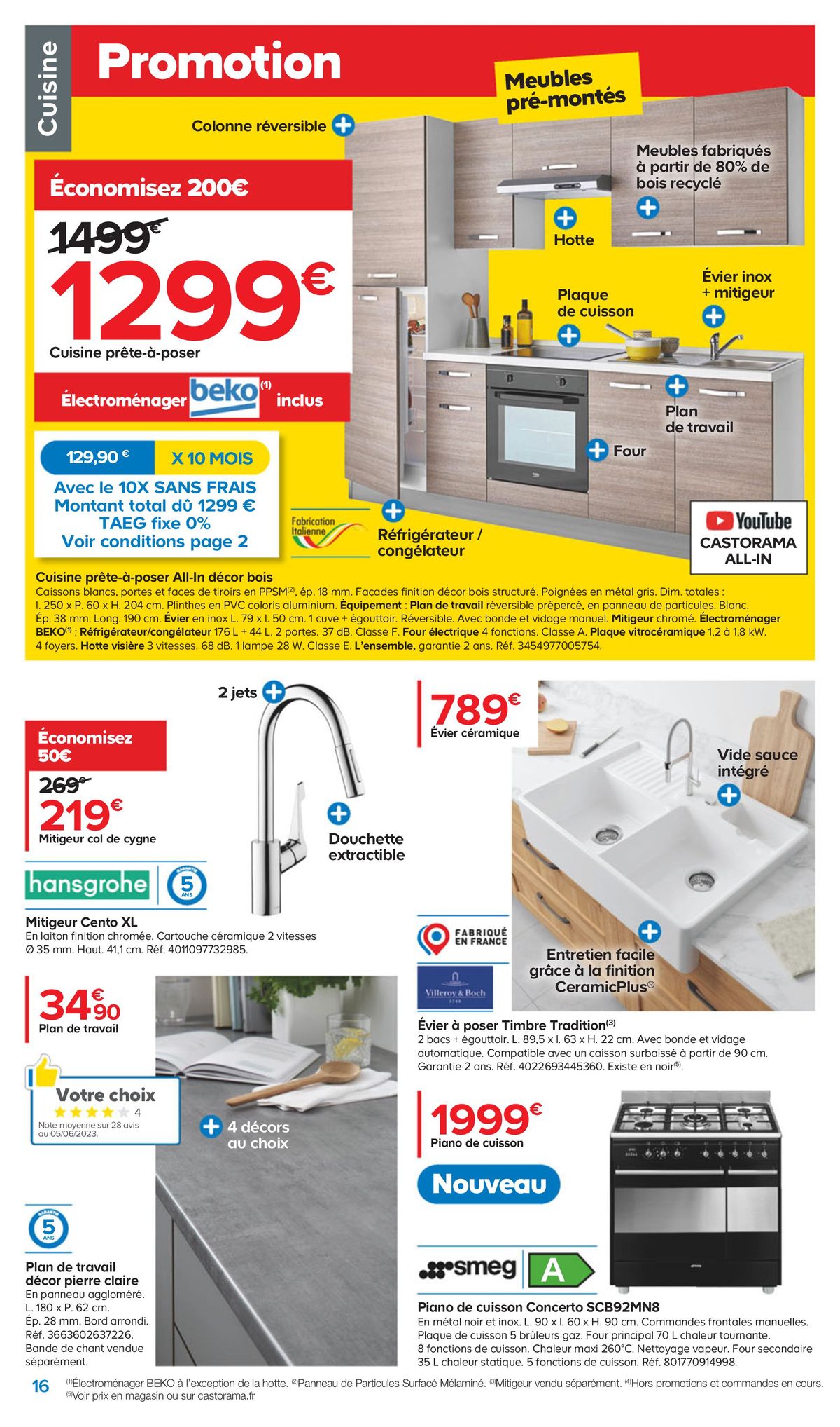 Catalogue La Casto Rentrée Nos solutions mini budget!, page 00016