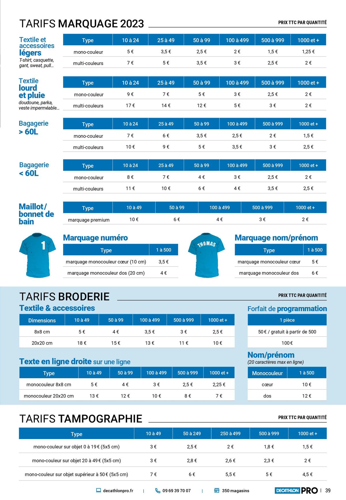 Catalogue Vous faites vivre votre club de tennis de table. On mouille le maillot avec vous, page 00039