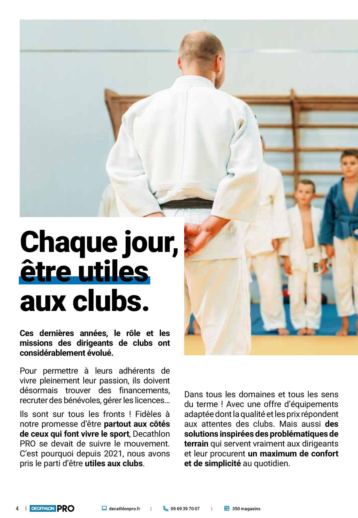 Catalogue Vous faites vivre votre club de judo. On mouille le maillot avec vous, page 00004