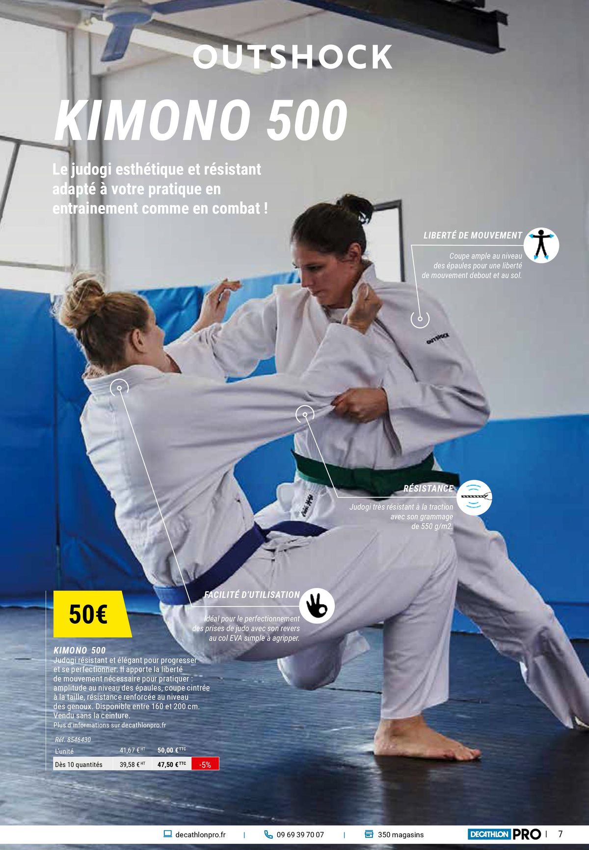 Catalogue Vous faites vivre votre club de judo. On mouille le maillot avec vous, page 00007