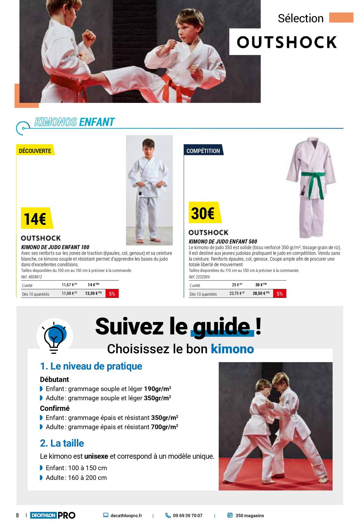 Catalogue Vous faites vivre votre club de judo. On mouille le maillot avec vous, page 00008