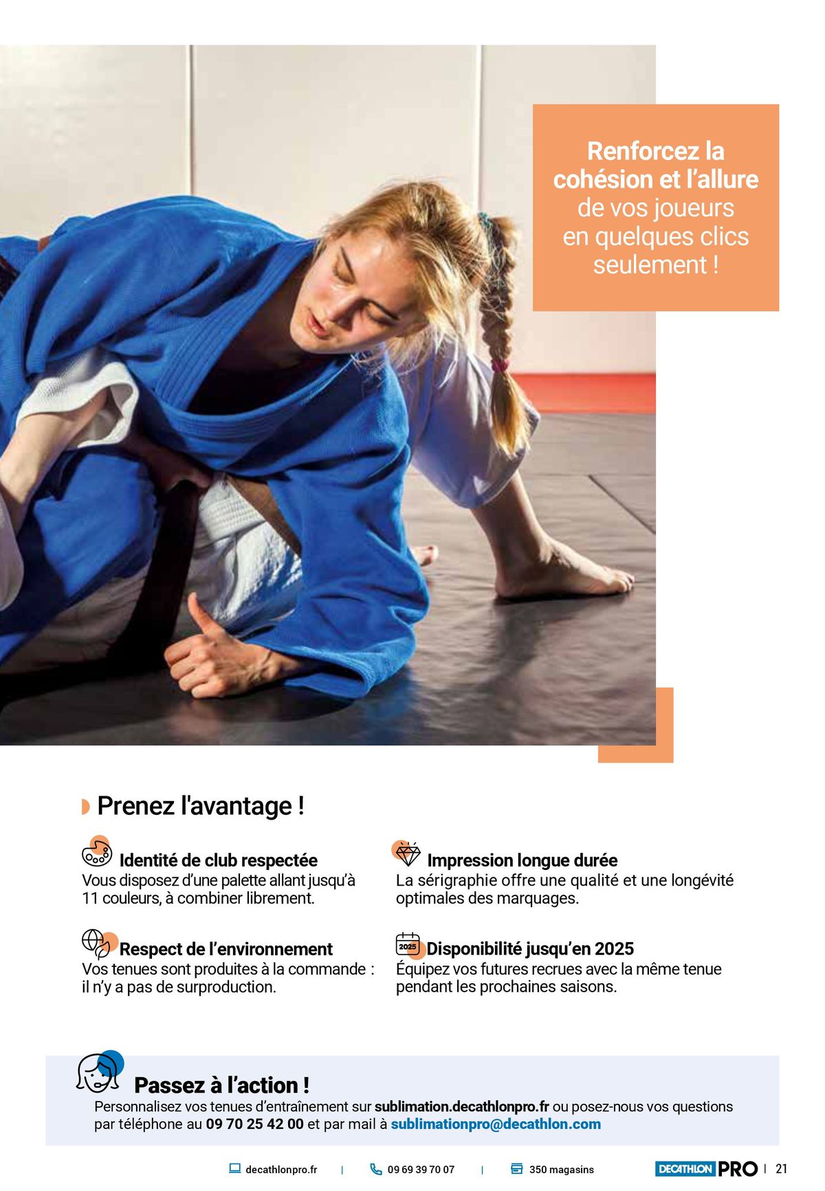 Catalogue Vous faites vivre votre club de judo. On mouille le maillot avec vous, page 00021