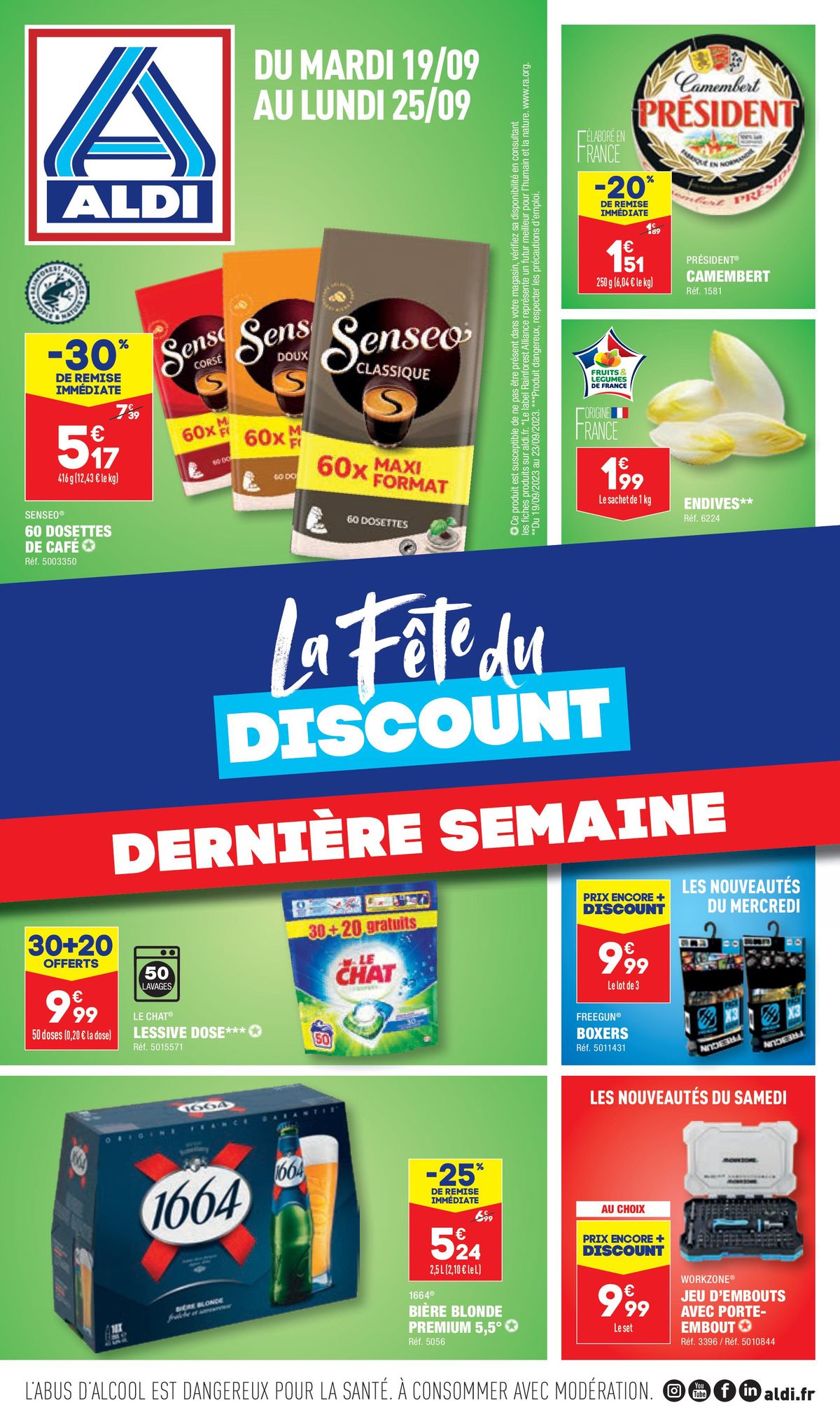 Catalogue La fête du discount - Dernière semaine, page 00001