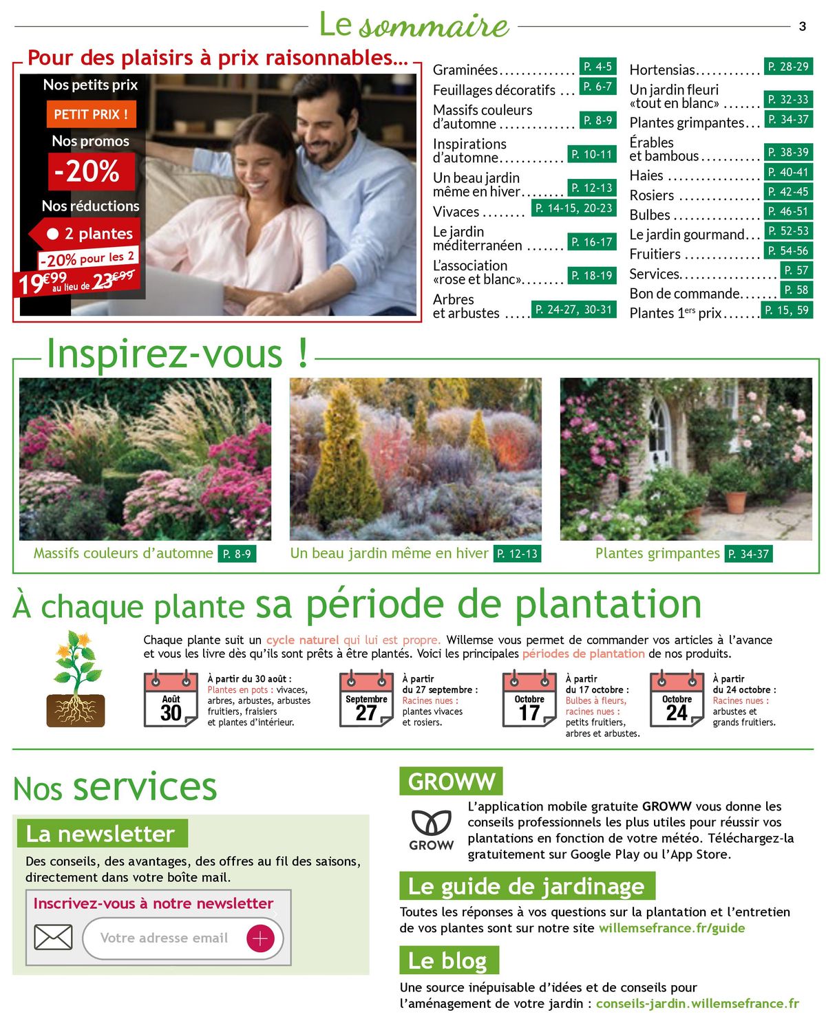 Catalogue Révélez le potentiel Catalogue n°128 Automne-Hiver 2023 de votre jardin , page 00003