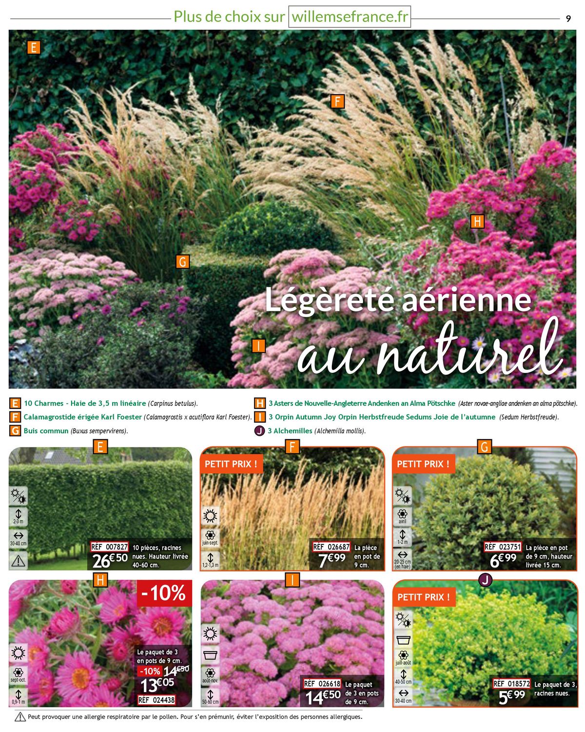 Catalogue Révélez le potentiel Catalogue n°128 Automne-Hiver 2023 de votre jardin , page 00009