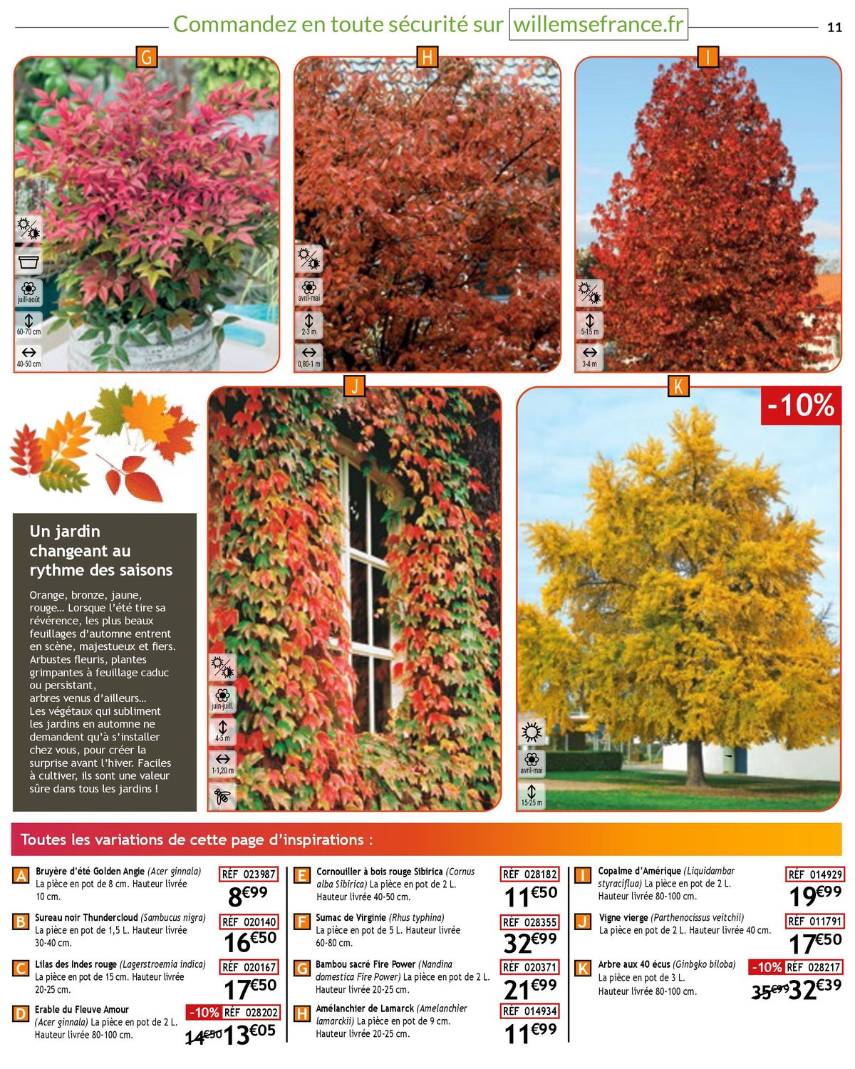 Catalogue Révélez le potentiel Catalogue n°128 Automne-Hiver 2023 de votre jardin , page 00011