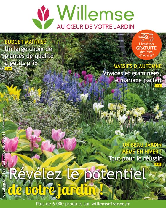 Révélez le potentiel Catalogue n°128 Automne-Hiver 2023 de votre jardin 