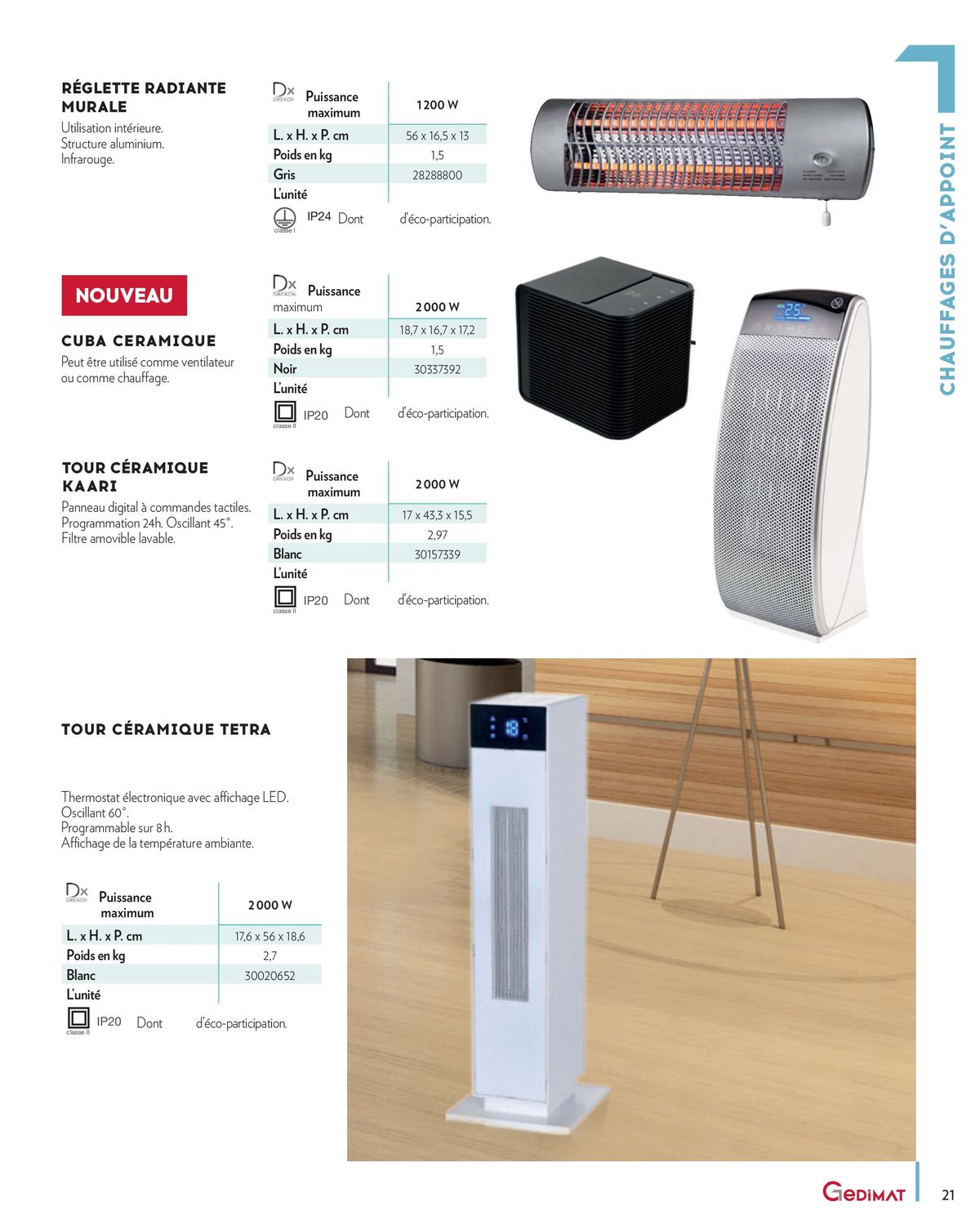 Catalogue Chauffage, page 00021