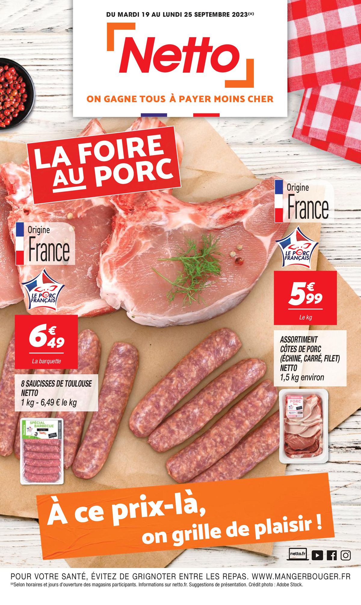 Catalogue SEMAINE PROCHAINE : LA FOIRE AU PORC, page 00001