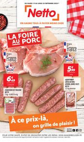 Catalogue Netto à Lyon | SEMAINE PROCHAINE : LA FOIRE AU PORC | 19/09/2023 - 25/09/2023