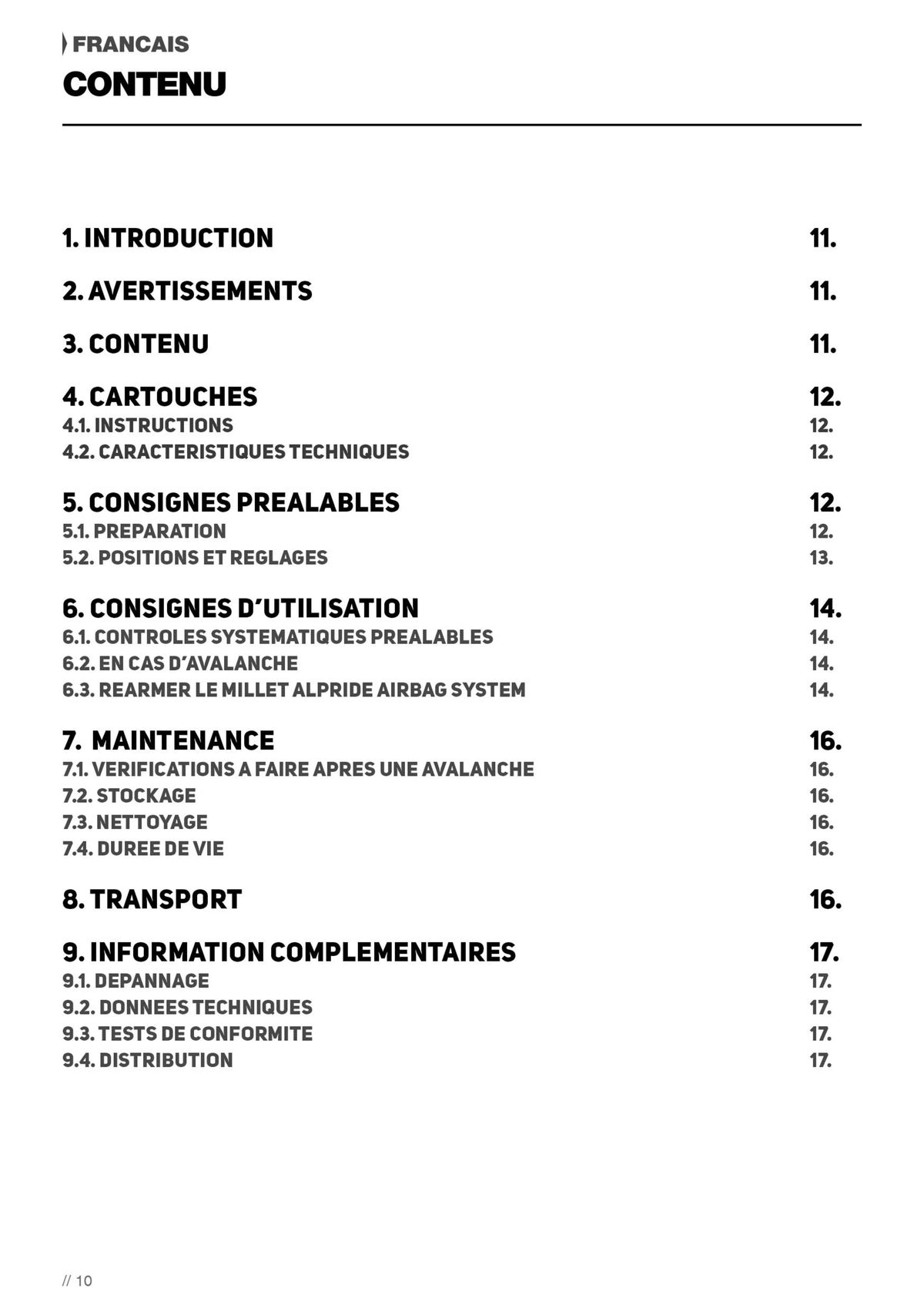 Catalogue MODE D'EMPLOI, page 00012