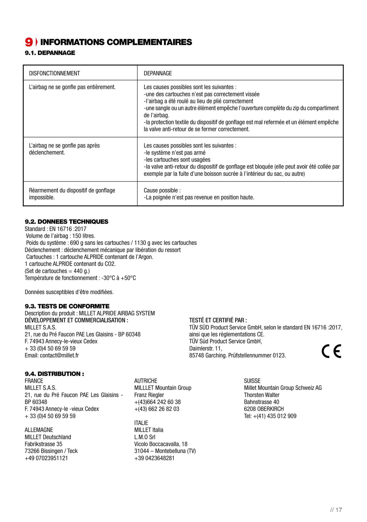 Catalogue MODE D'EMPLOI, page 00019