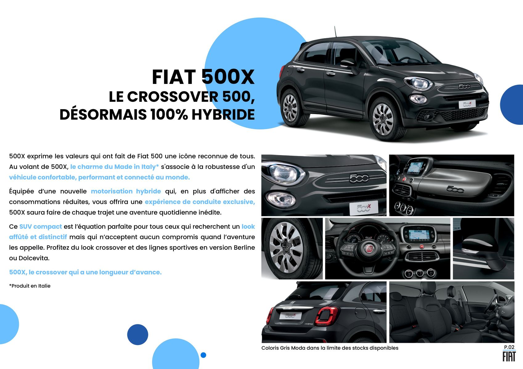 Catalogue FIAT 500X, page 00002