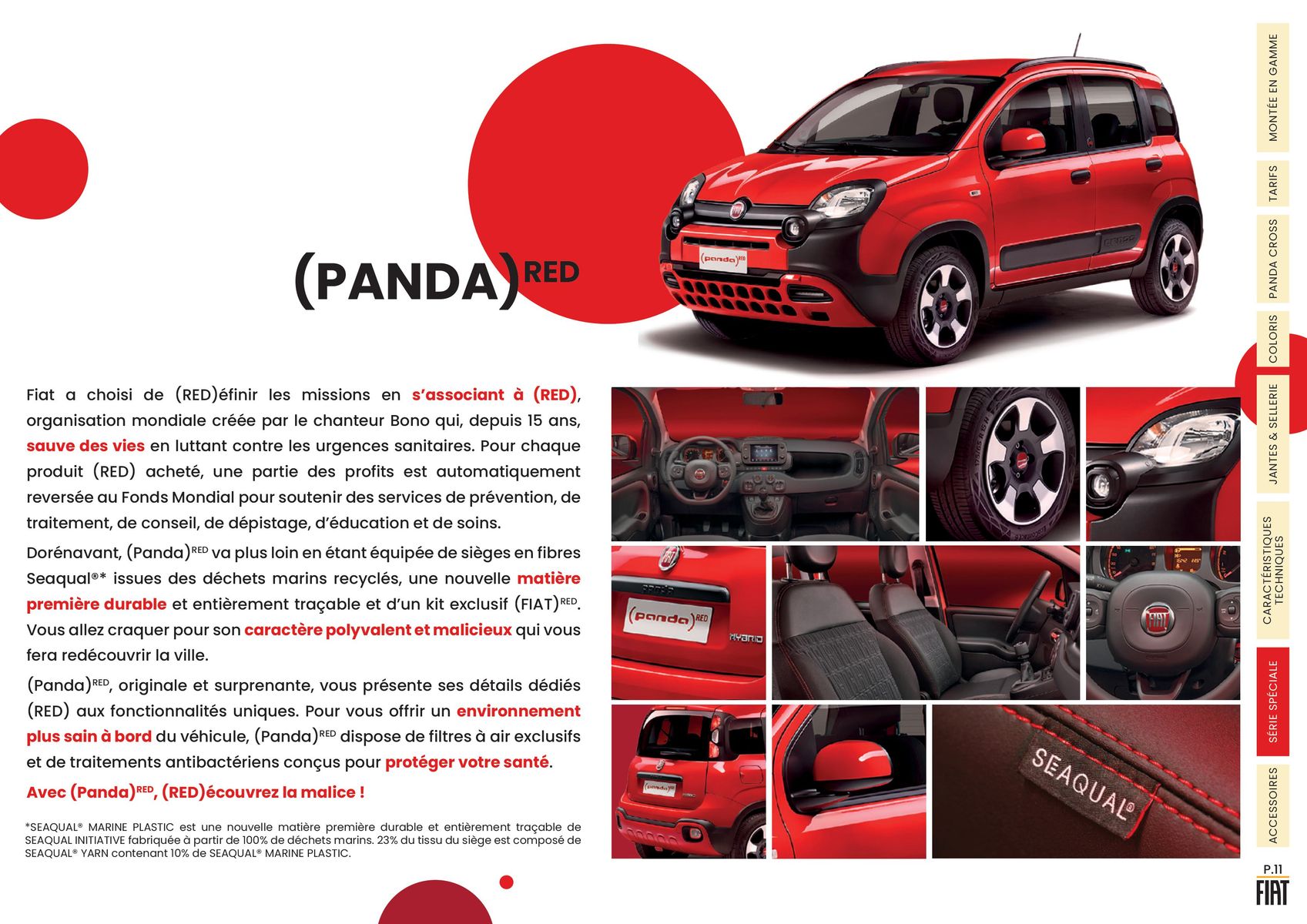 Catalogue FIAT PANDA LA BOÎTE À MALICE, page 00011