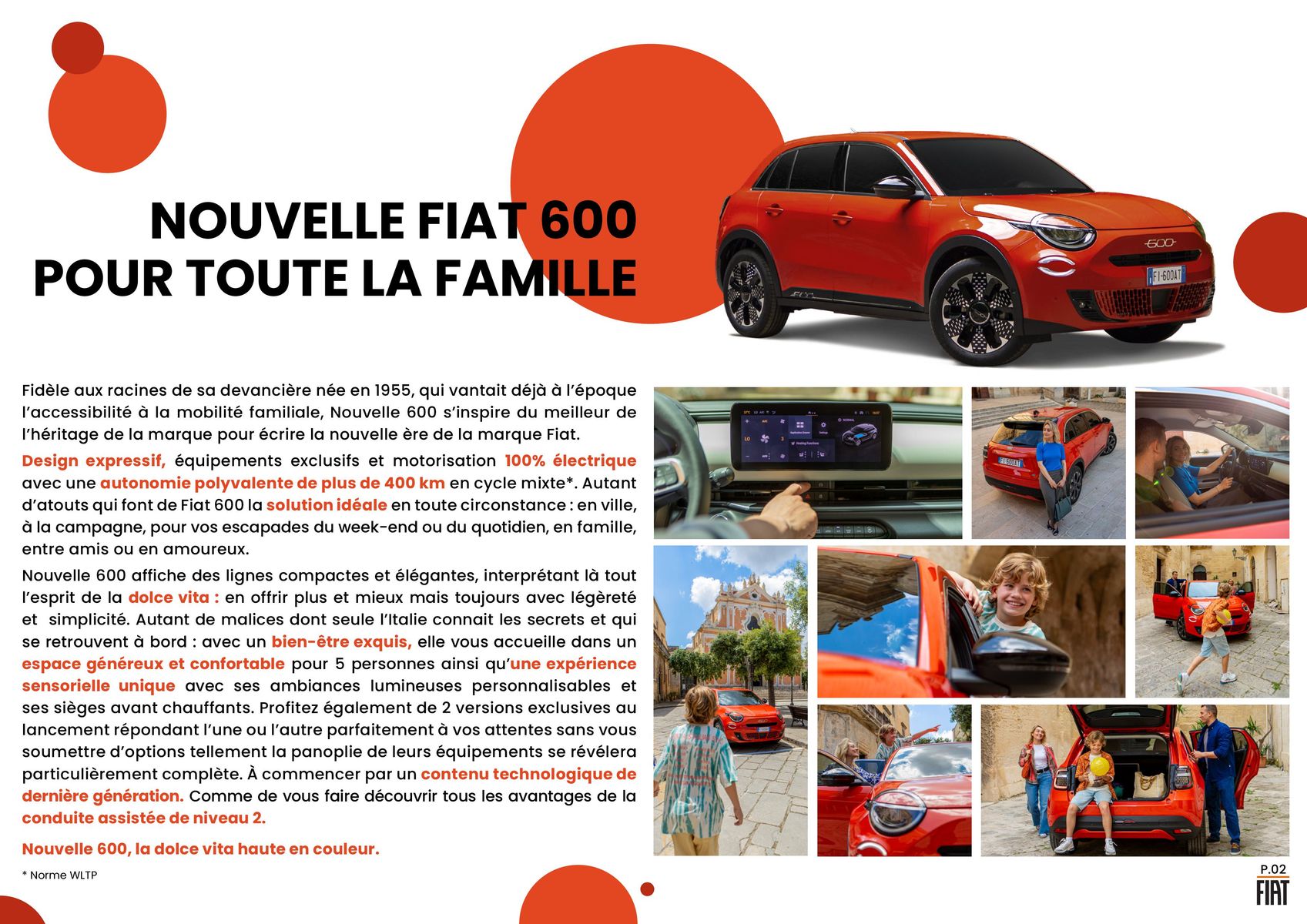 Catalogue NOUVELLE FIAT 600 POUR TOUTE LA FAMILLE, page 00002
