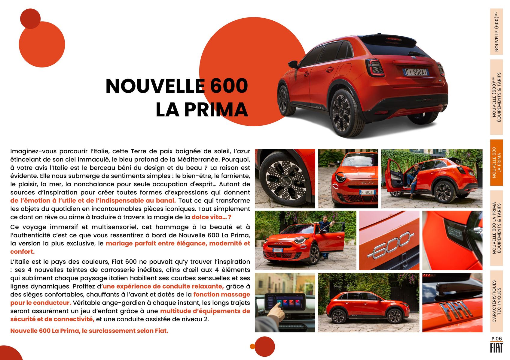 Catalogue NOUVELLE FIAT 600 POUR TOUTE LA FAMILLE, page 00006