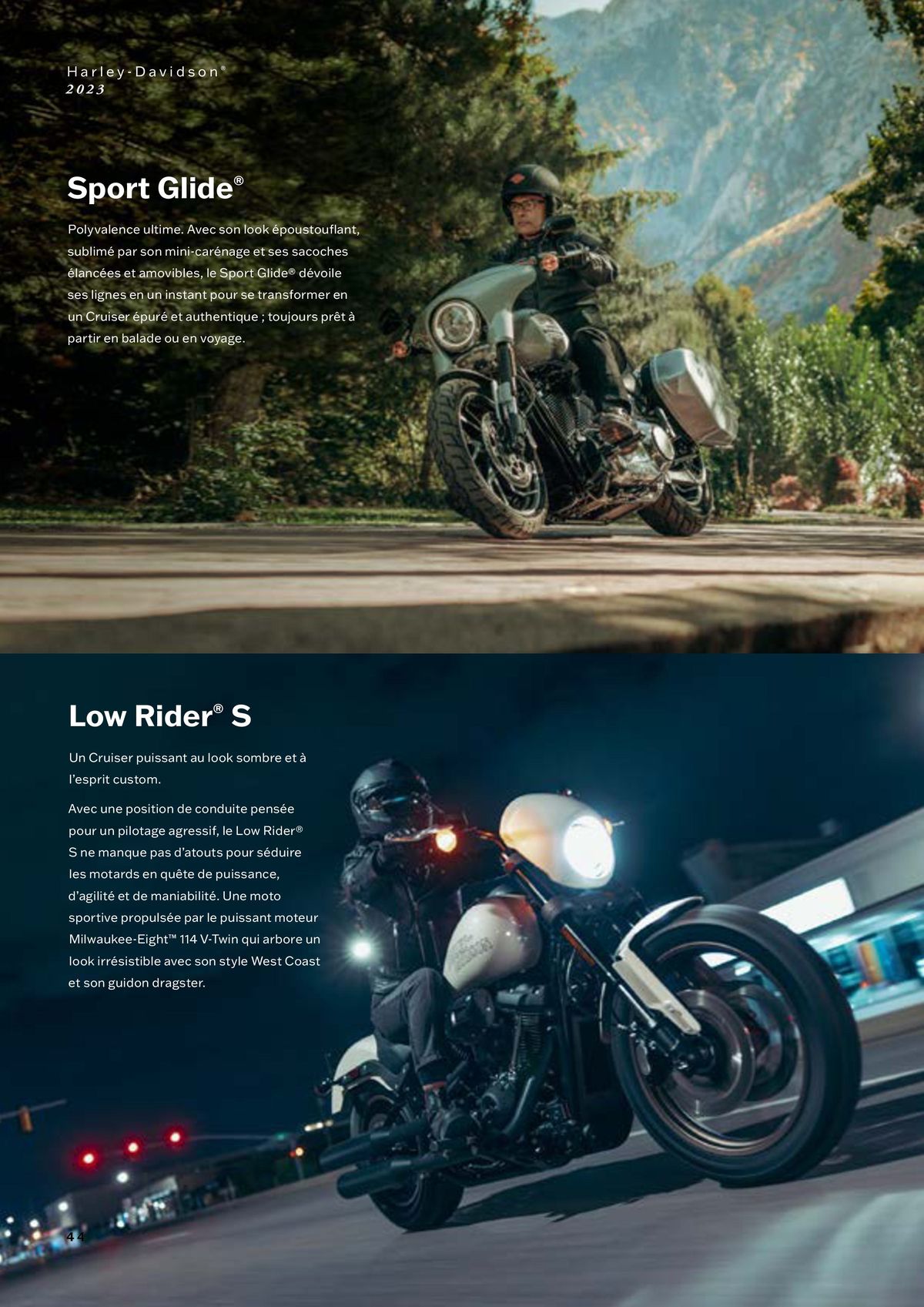 Catalogue Nouvelle Gamme Harley-Davidson, page 00044