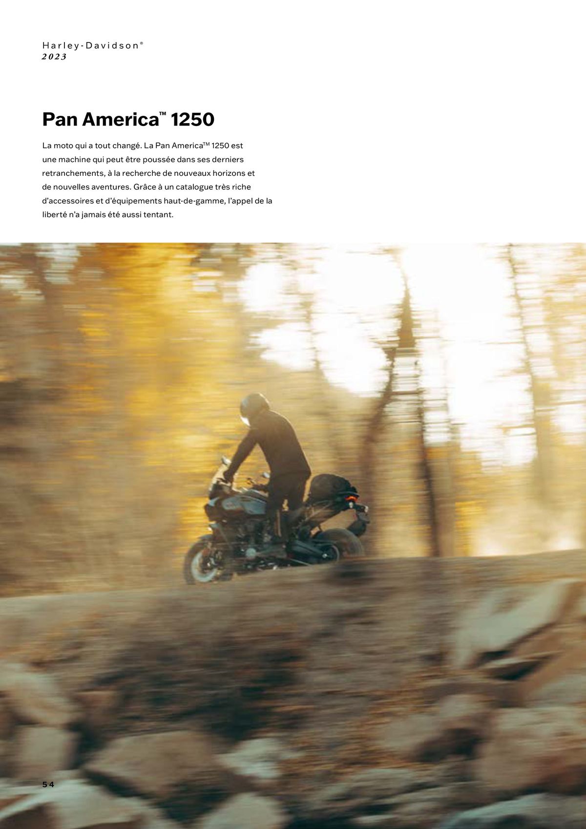 Catalogue Nouvelle Gamme Harley-Davidson, page 00054