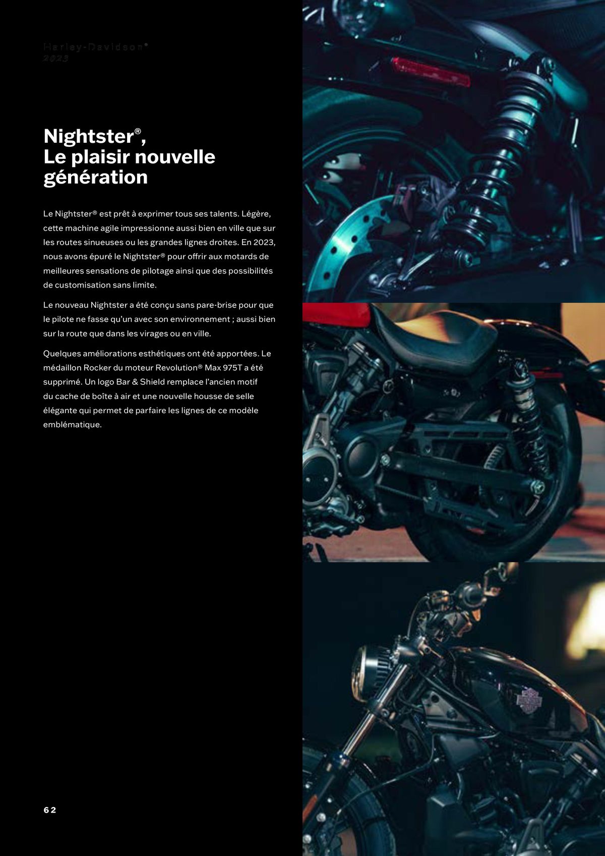 Catalogue Nouvelle Gamme Harley-Davidson, page 00062