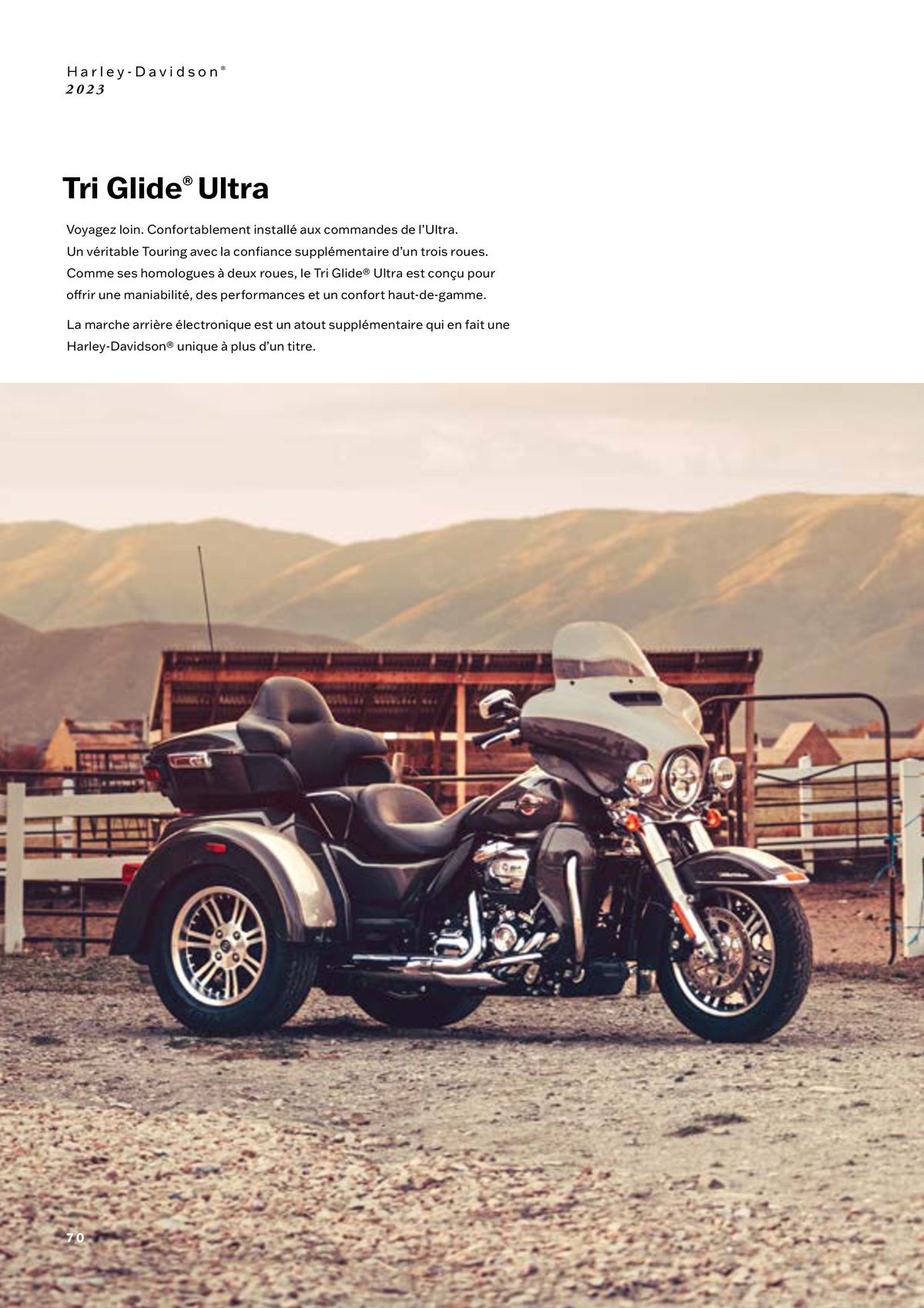 Catalogue Nouvelle Gamme Harley-Davidson, page 00070