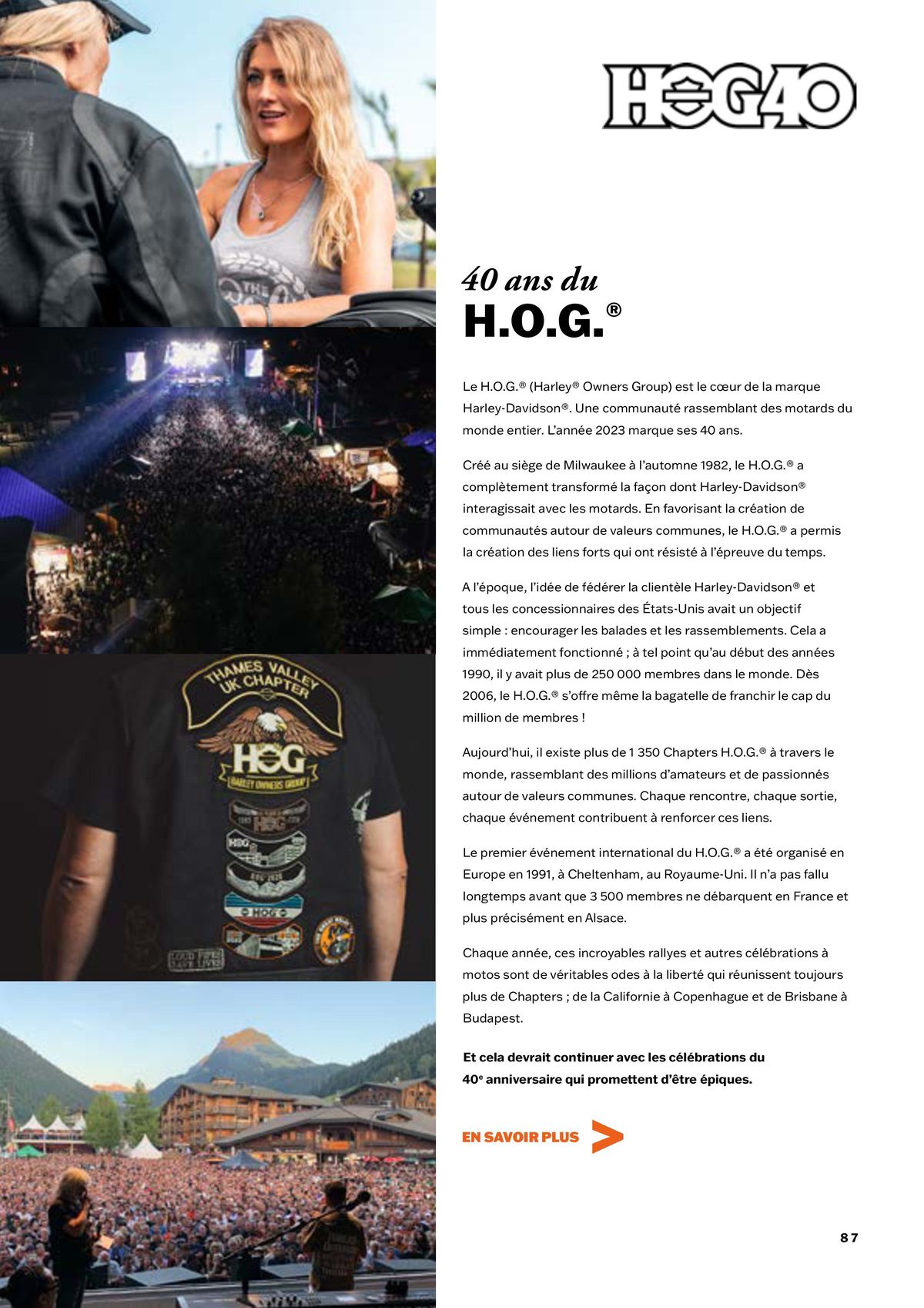 Catalogue Nouvelle Gamme Harley-Davidson, page 00087