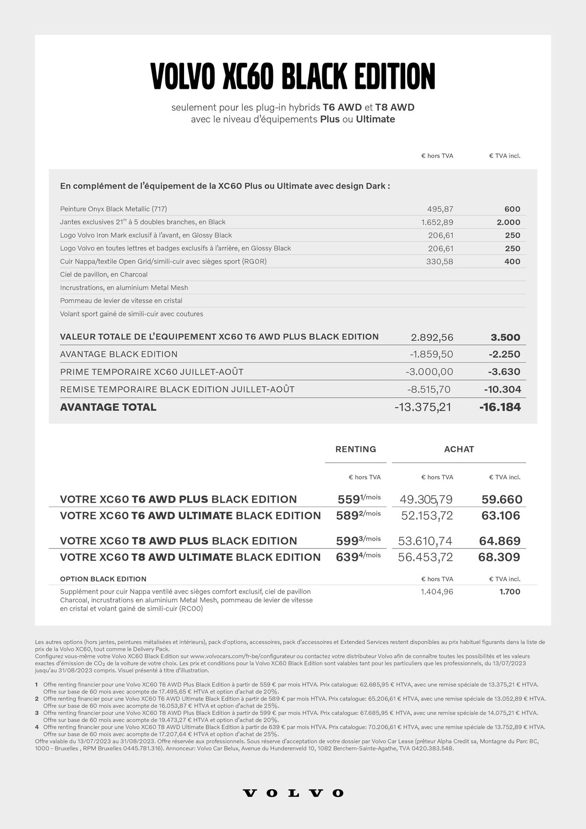 Catalogue LA NOUVELLE Volvo XC60 plug-in hybrid, page 00002