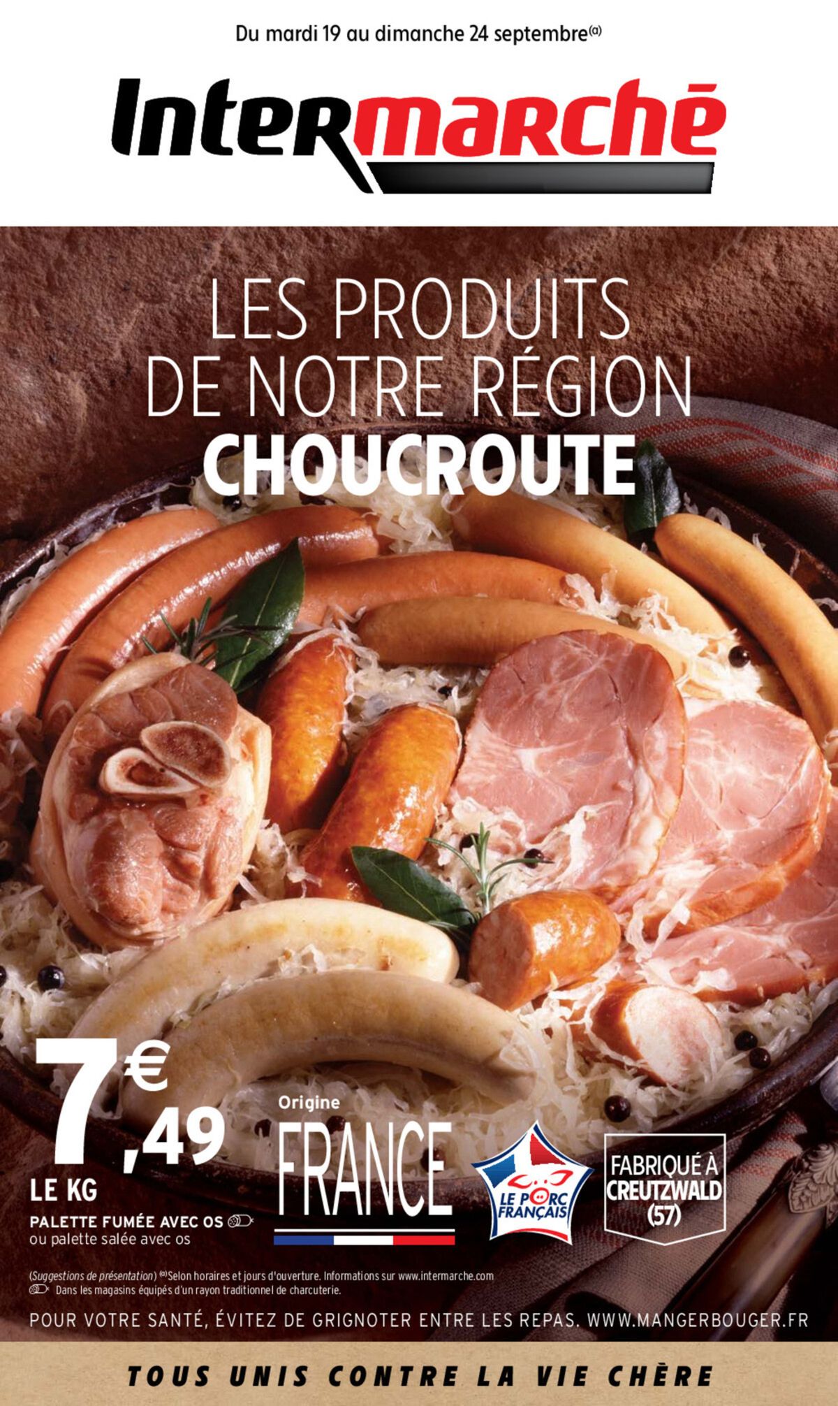 Catalogue  CHOUCROUTE & PRODUITS TAPES, page 00001