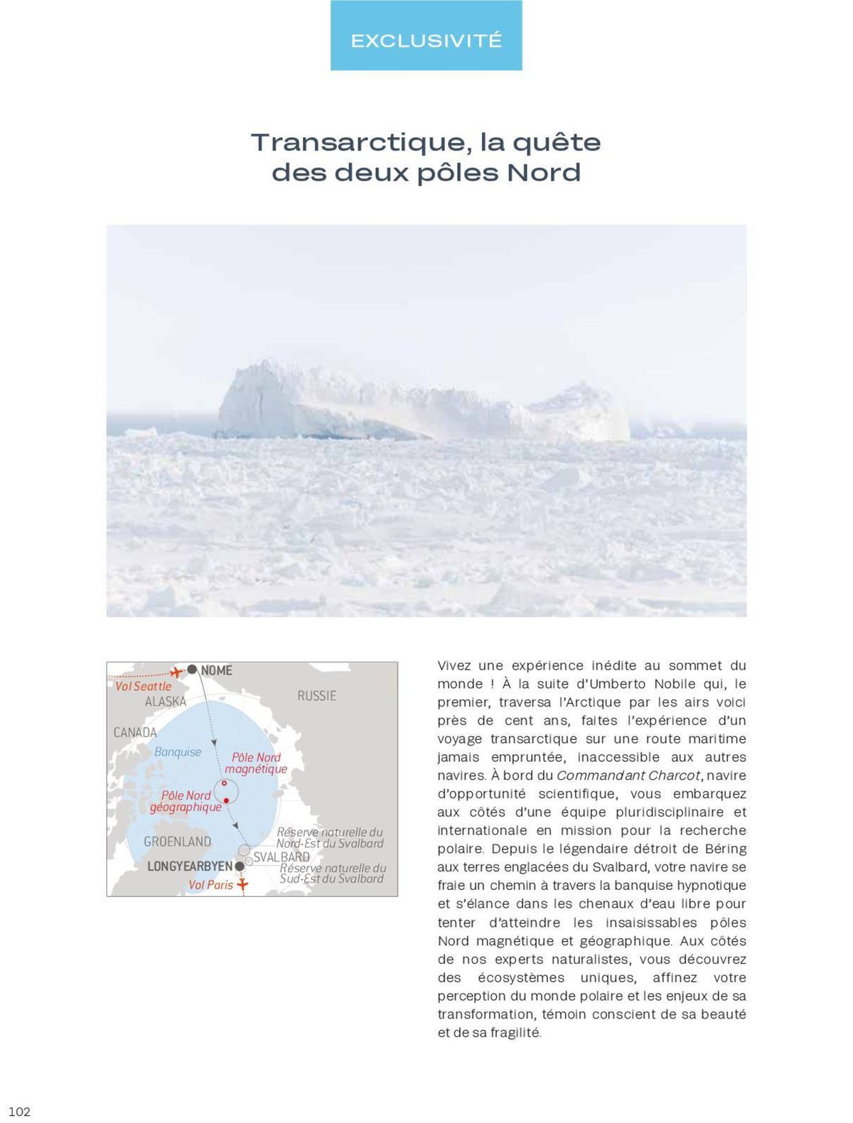 Catalogue  Le Commandant Charcot 2023-2025, page 00003