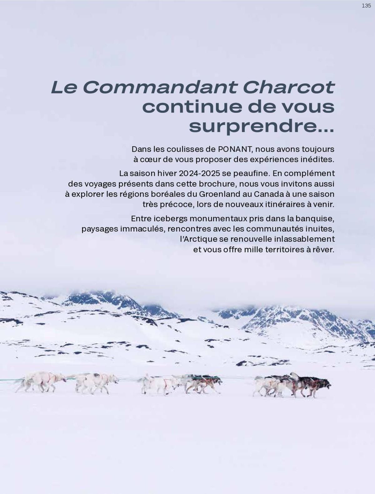 Catalogue  Le Commandant Charcot 2023-2025, page 00039