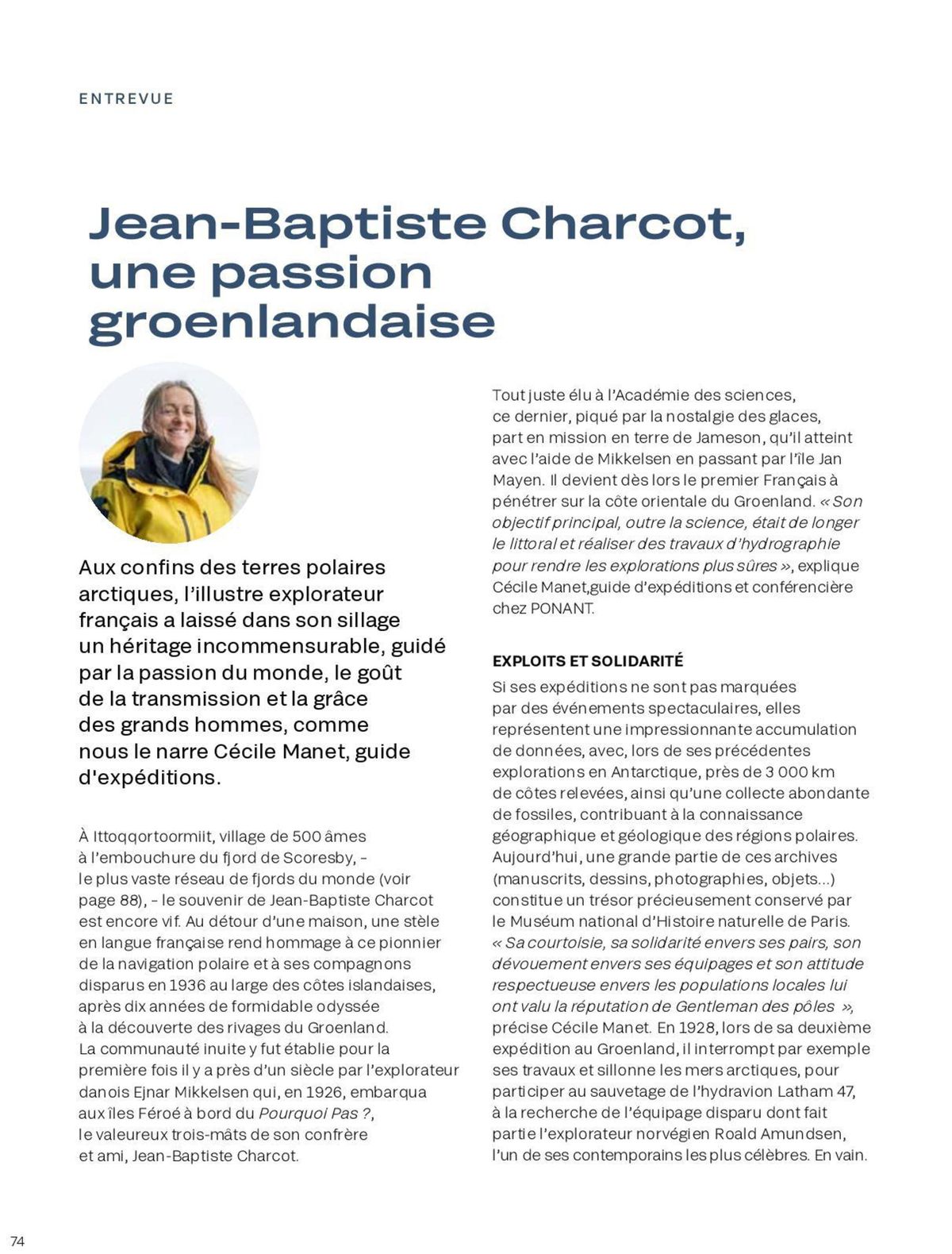 Catalogue  Le Commandant Charcot 2023-2025, page 00119