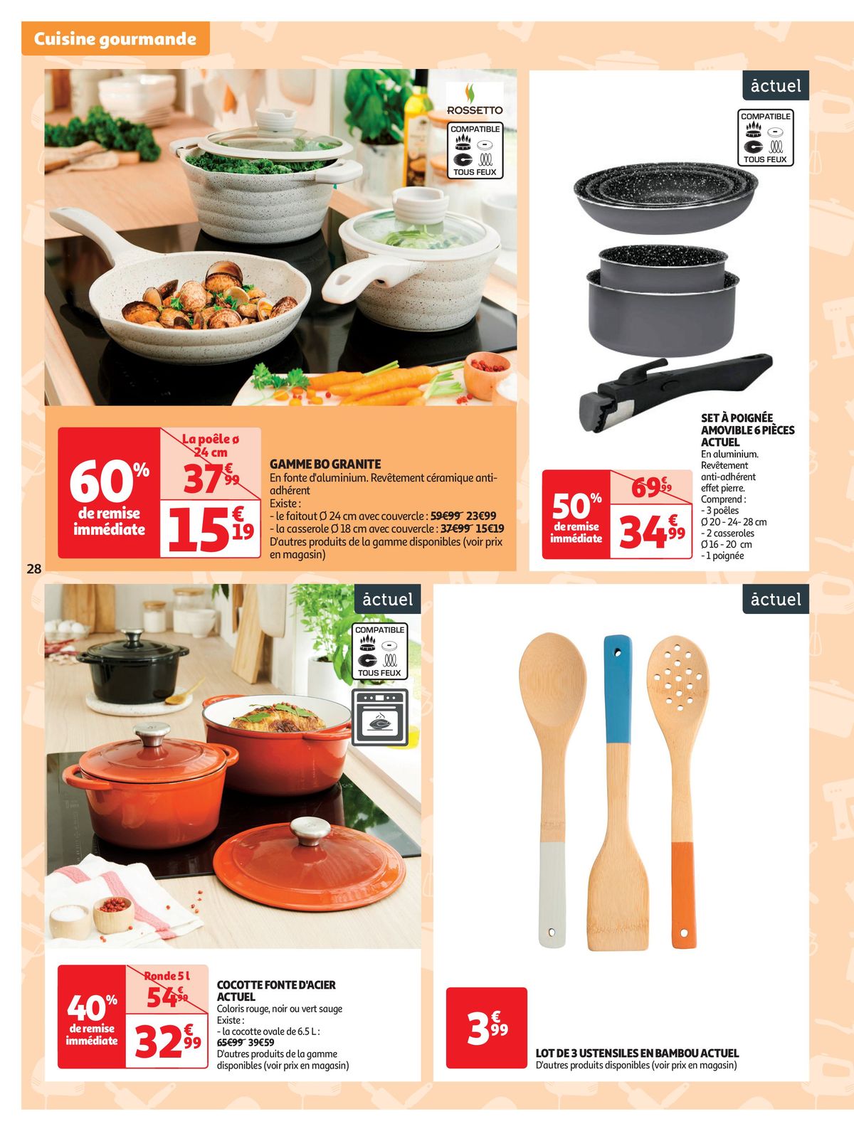 Catalogue Spécial Cuisine Gourmane dans votre supermarché, page 00028
