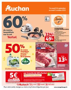 Catalogue Auchan à Douai | Spécial Cuisine Gourmande | 26/09/2023 - 02/10/2023