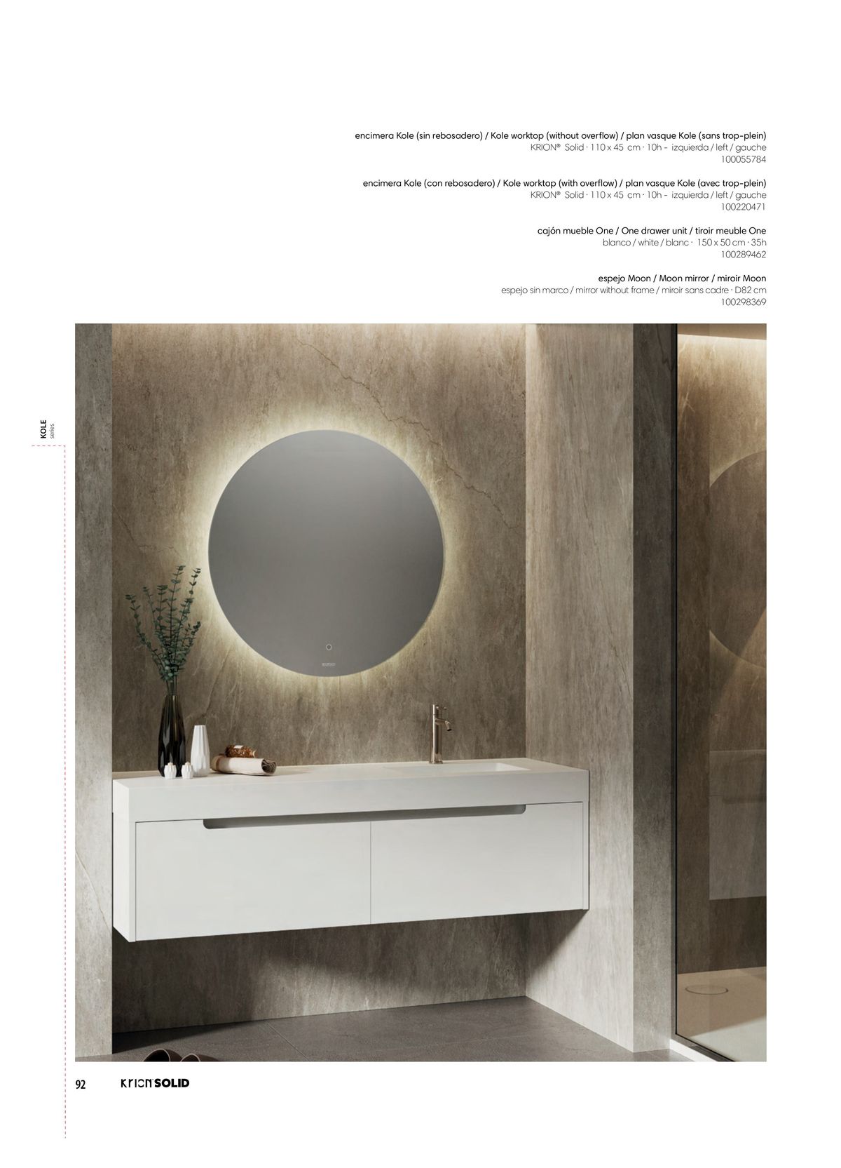 Catalogue BATHROOM SERIES, page 00092